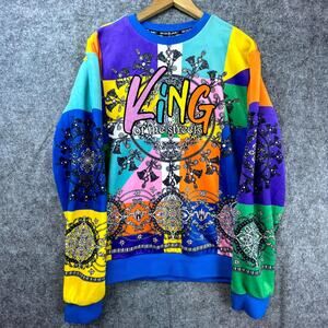 Switch Remarkable Velour Sweatshirt M Baroque King of the Streets Streetwear Y2K